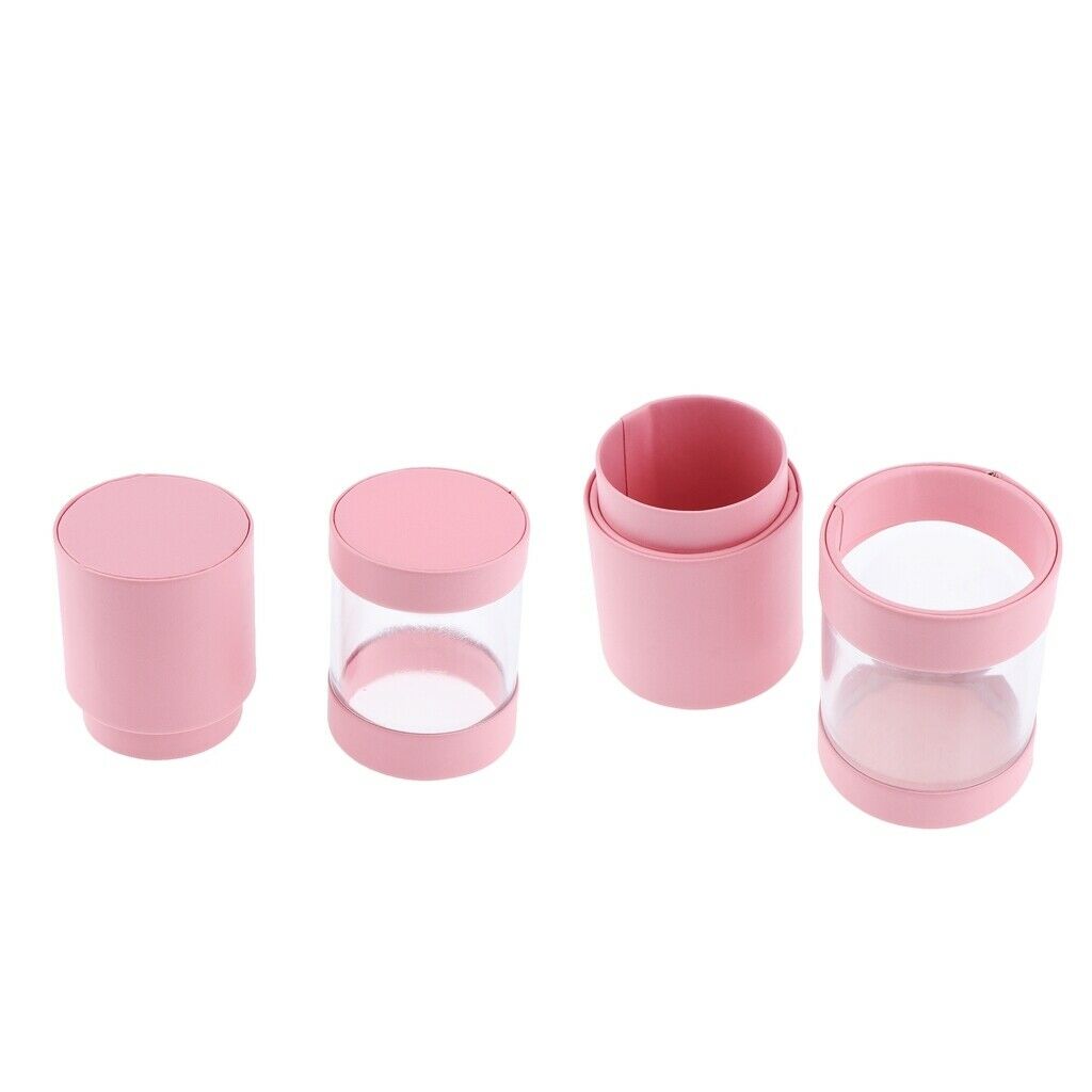 2pcs Multi-use Makeup Cup Comb Eye Lip Pencils Holder Organizer Container