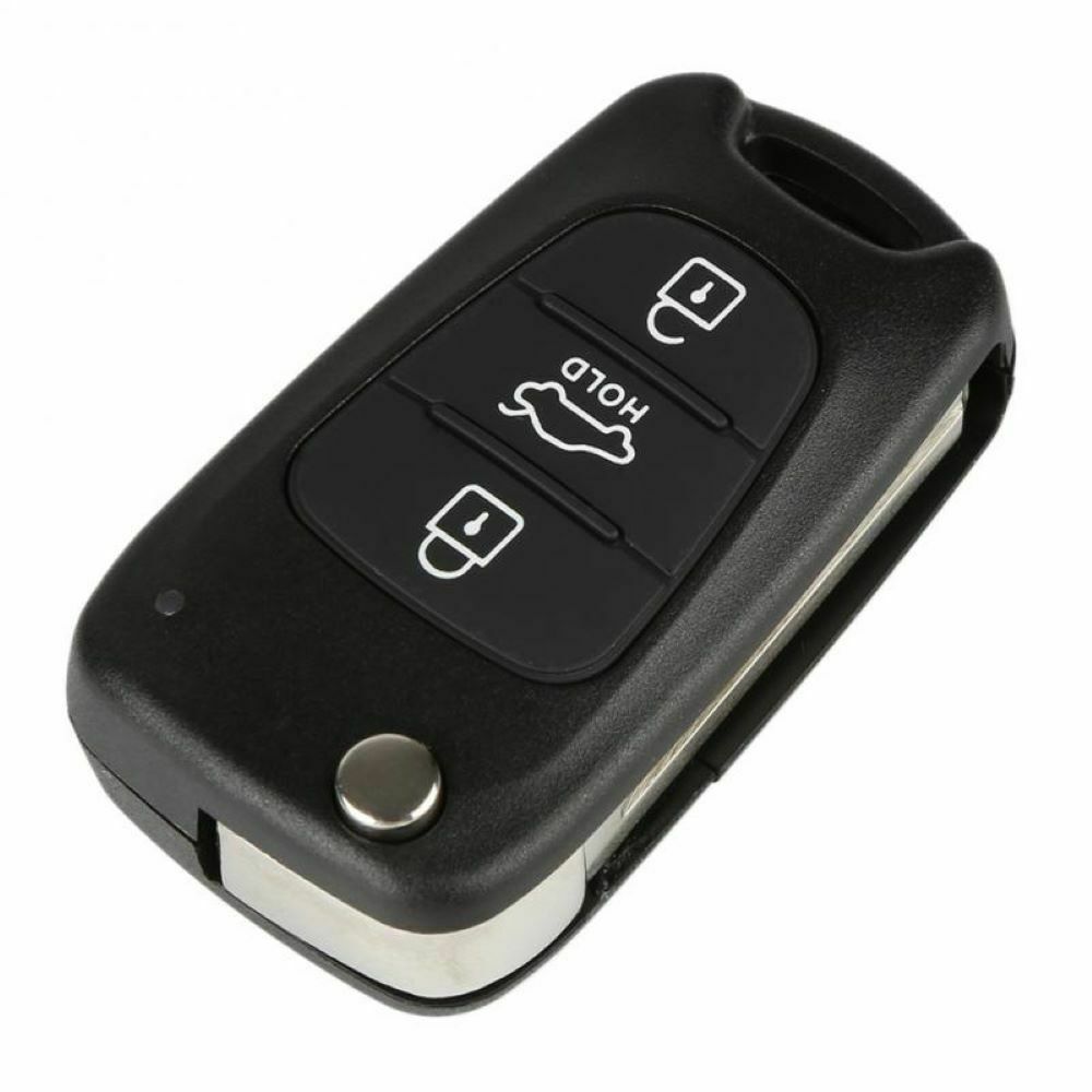 3 Button Flip Car Remote Key Shell Cover Fob Case For KIA Rondo Sportage Soul