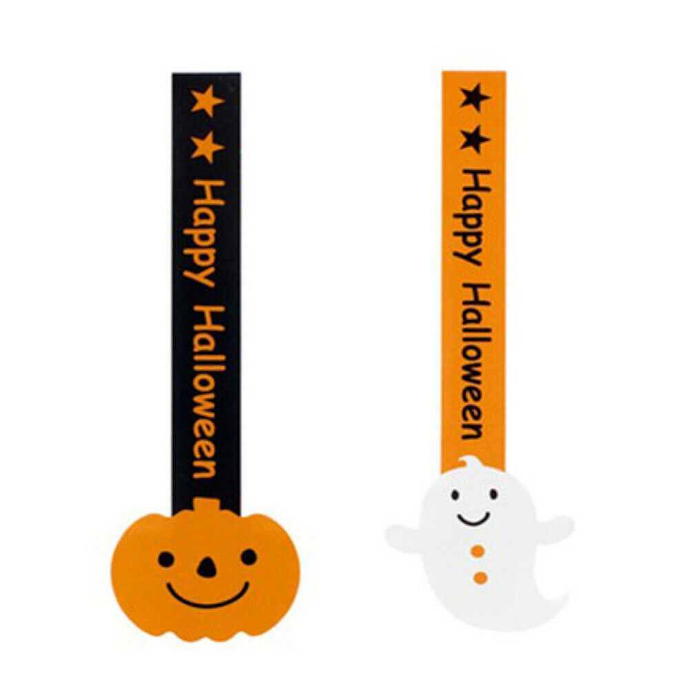 60pcs Happy Halloween Stickers Pumpkin Gift Packaging Baking Sealing Label Decor