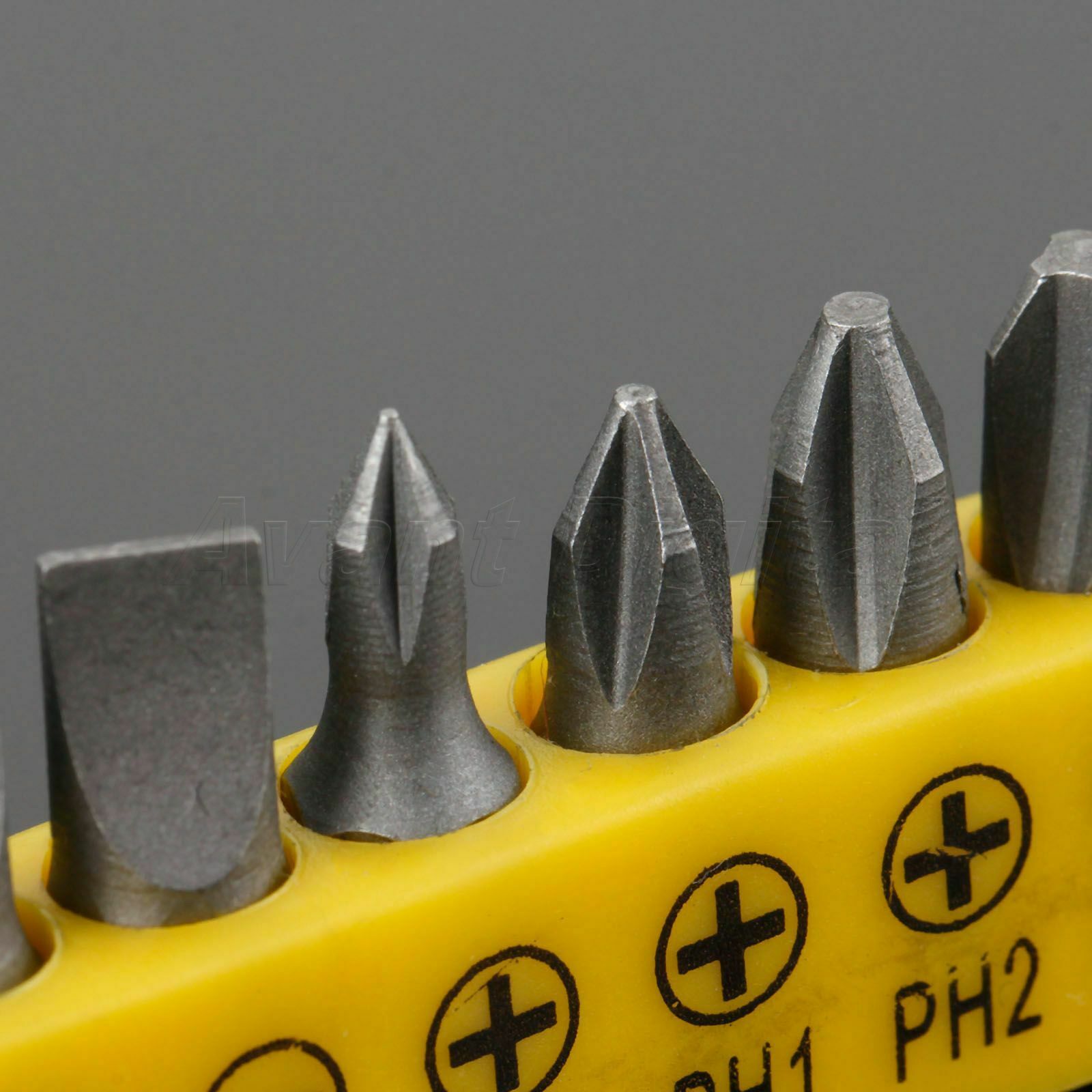 10pcs Hex Shank Screwdrivers Bit Set Drills Impact Driver Hex Shank Magnetic A8D