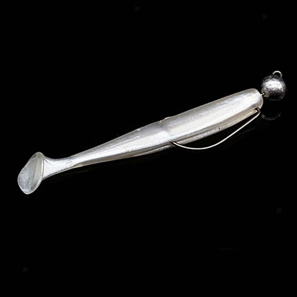 10pcs Weighted Fishing Hooks Crank Hook with Lead for Swimbaits 5g