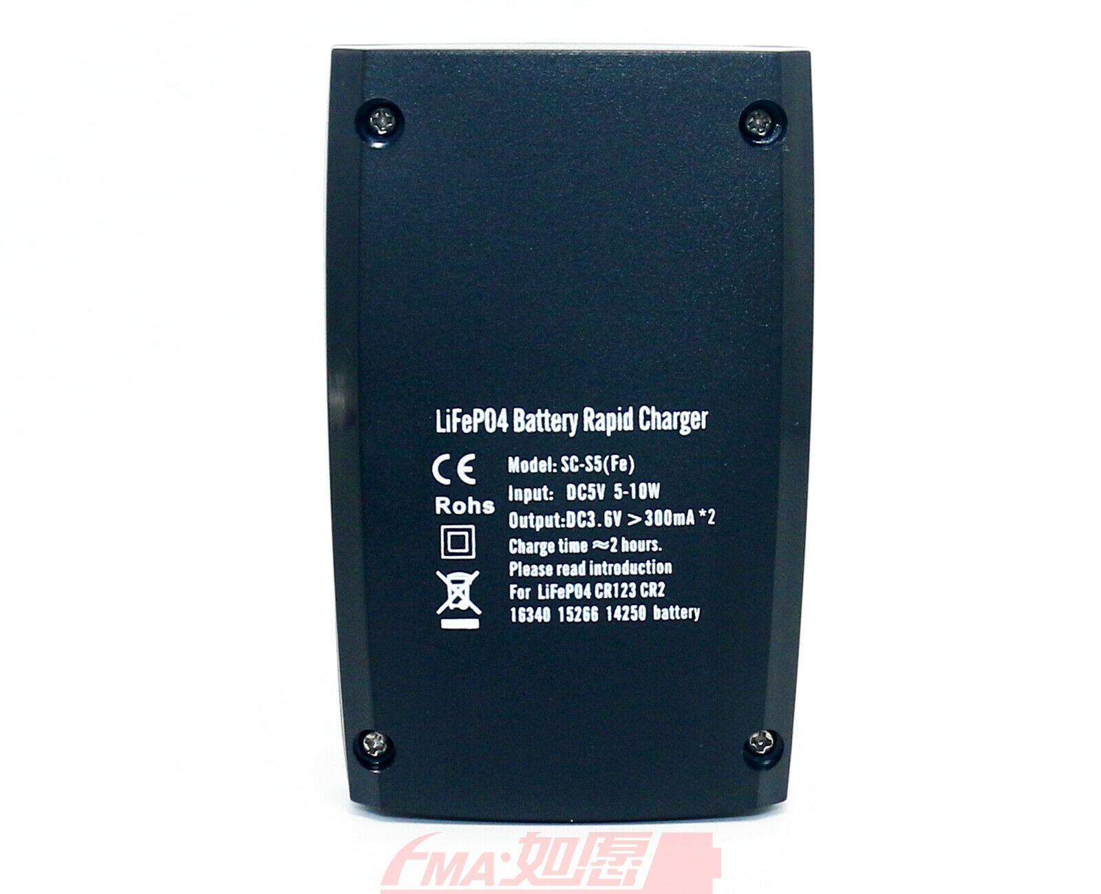 RCR123A RCR2 16340 15266 14250 3.7v Li-ion Battery Smart Charger 4.2v 300mA USB