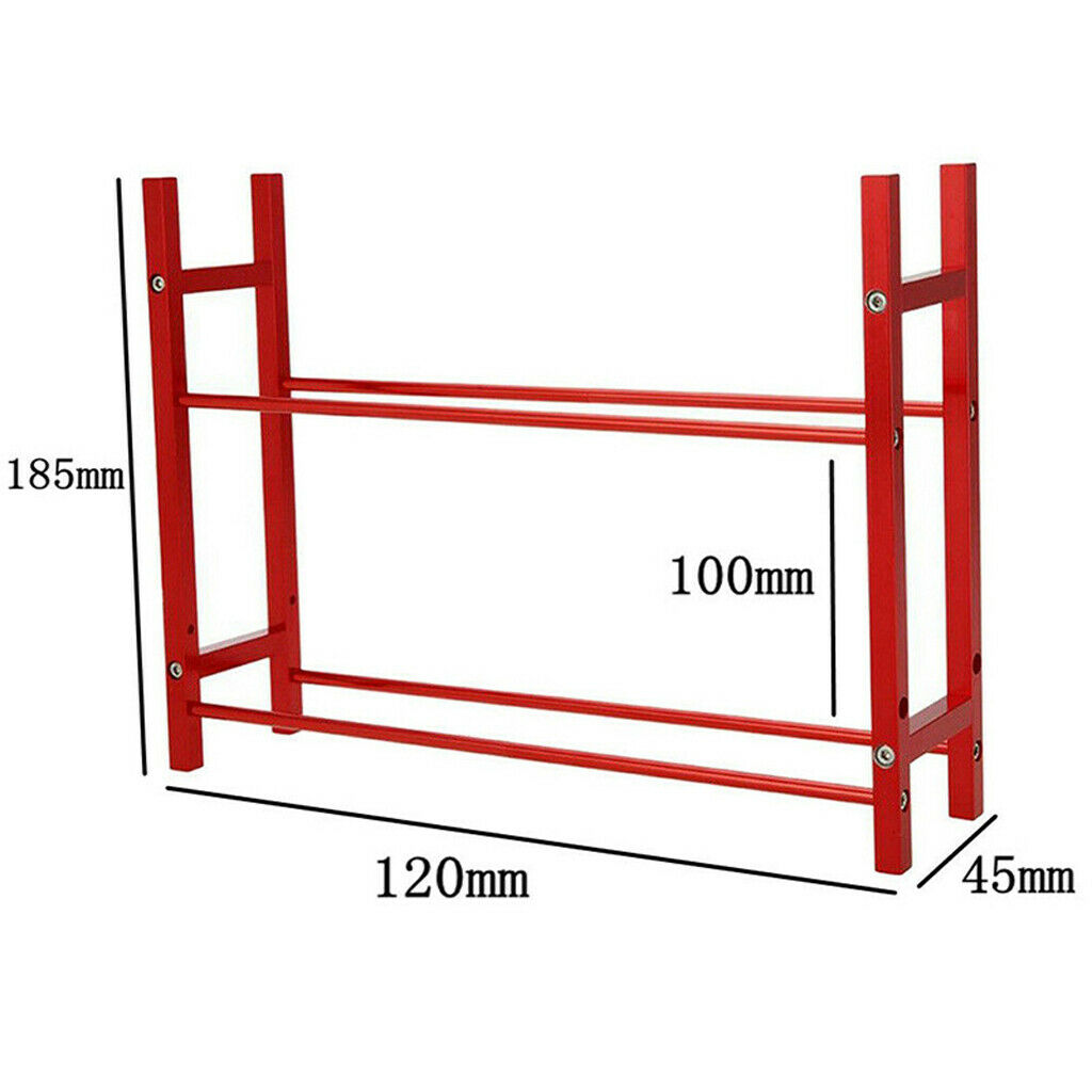 Red RC Tire Rack Shelf Storage Garage for 1/10 SCX10 Crawler Accessory