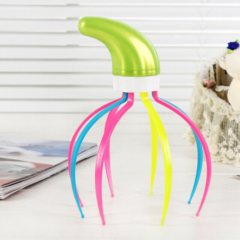 Rotatable Head Massager Octopus Scalp Stress Relax Scratcher Head To.l8
