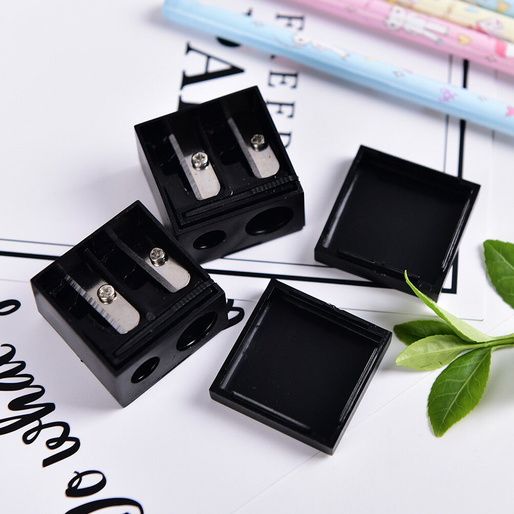 New Precision Cosmetic Pencil 2 Holes Sharpener for Eyebrow Lip Liner Eyel.l8