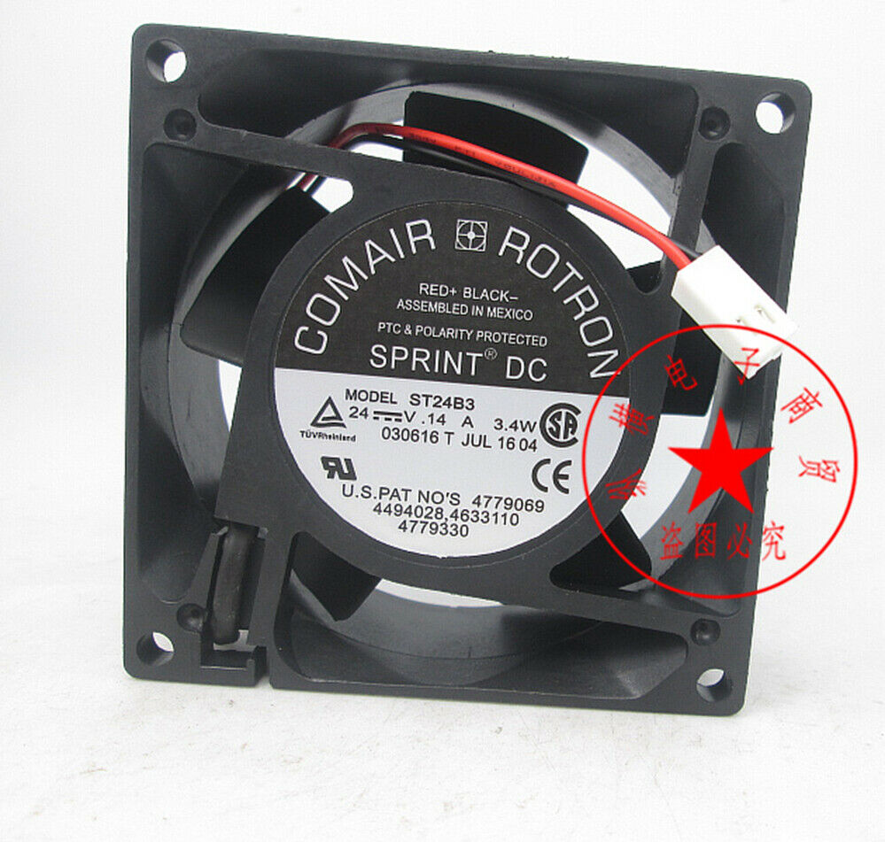 1pcs COMAIR ROTRON ST24B3 24V 3.4W Inverter cooling fan 80*80*32mm