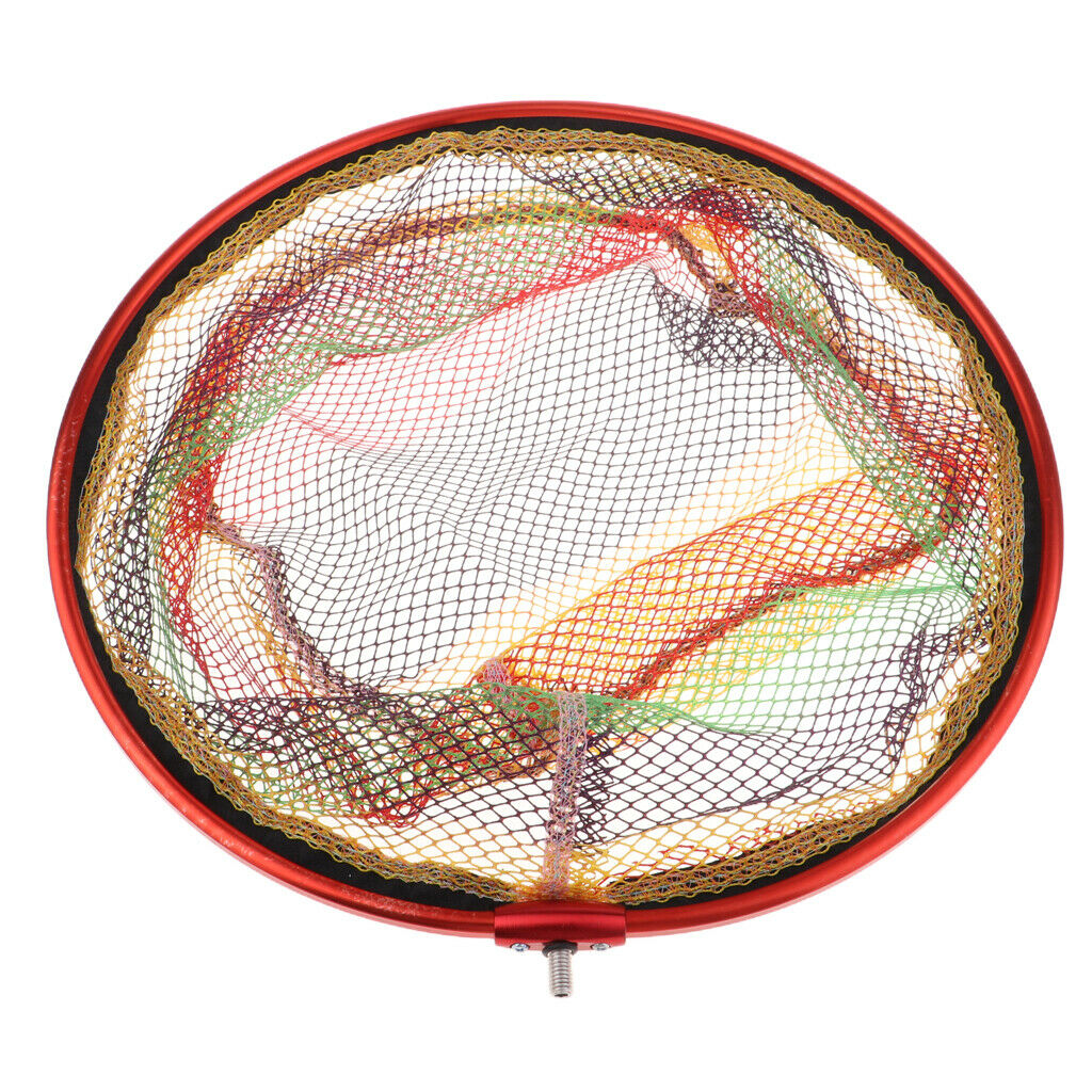 Aluminum Alloy Fishing Folding Net Brail Head Round Dipnet Tackle Accessory 18cm