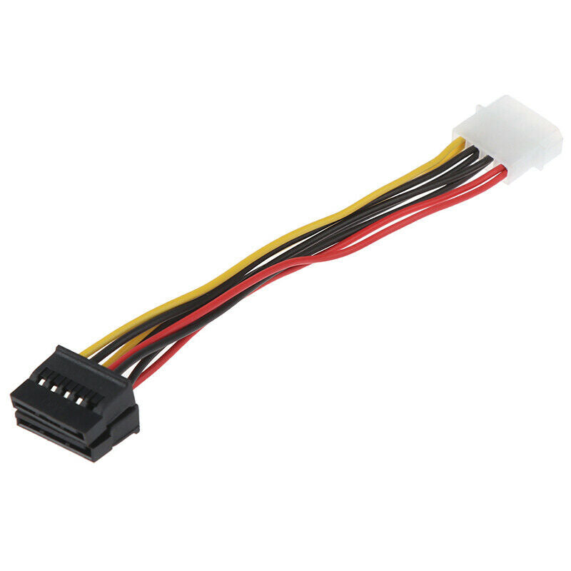 4Pin IDE Molex to 2 Serial ATA SATA Y Splitter Hard Drive Power Supply Ca.DD