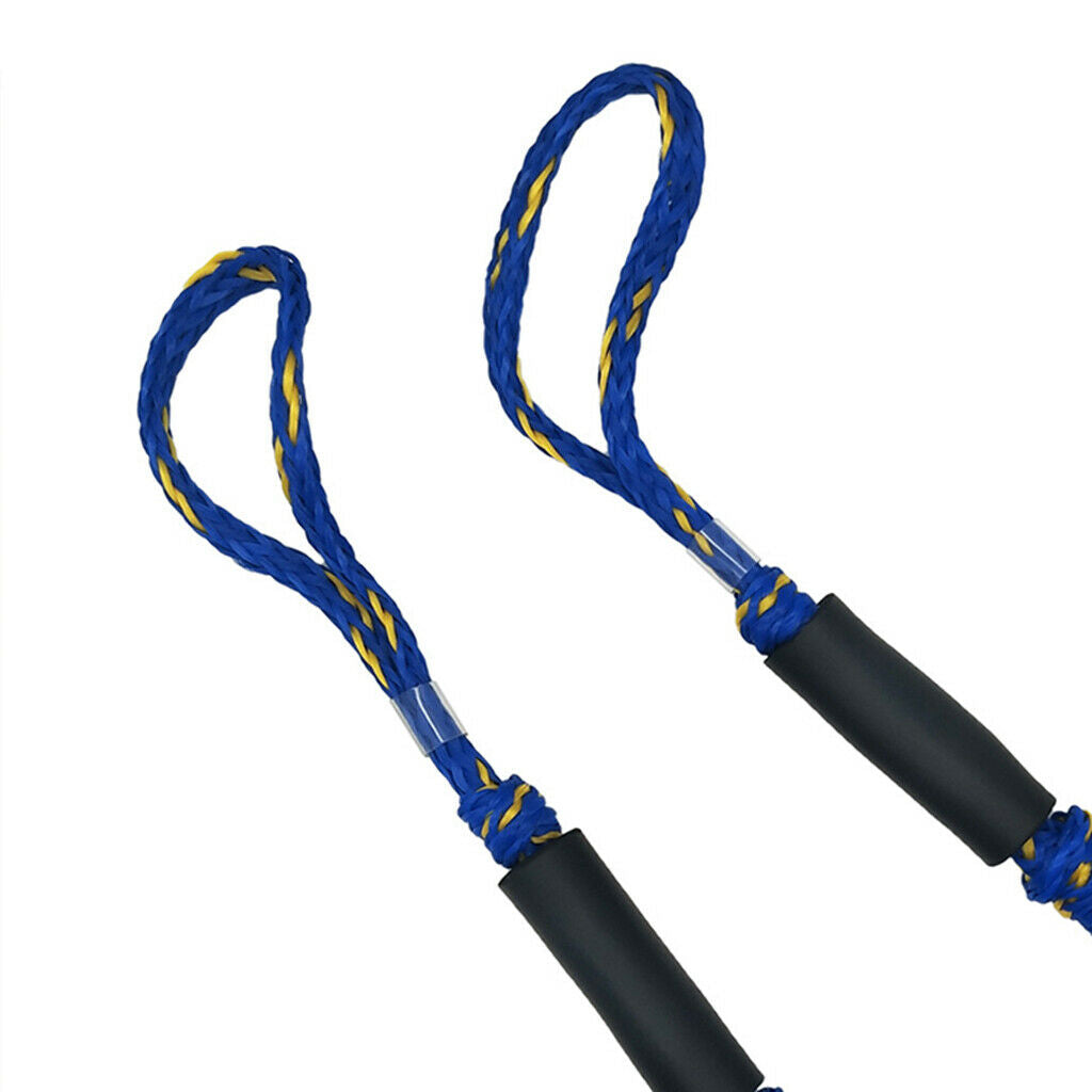 2pcs 4ft Bungee Stretching Dock Line for Boat Pontoon Tie Down Blue 2