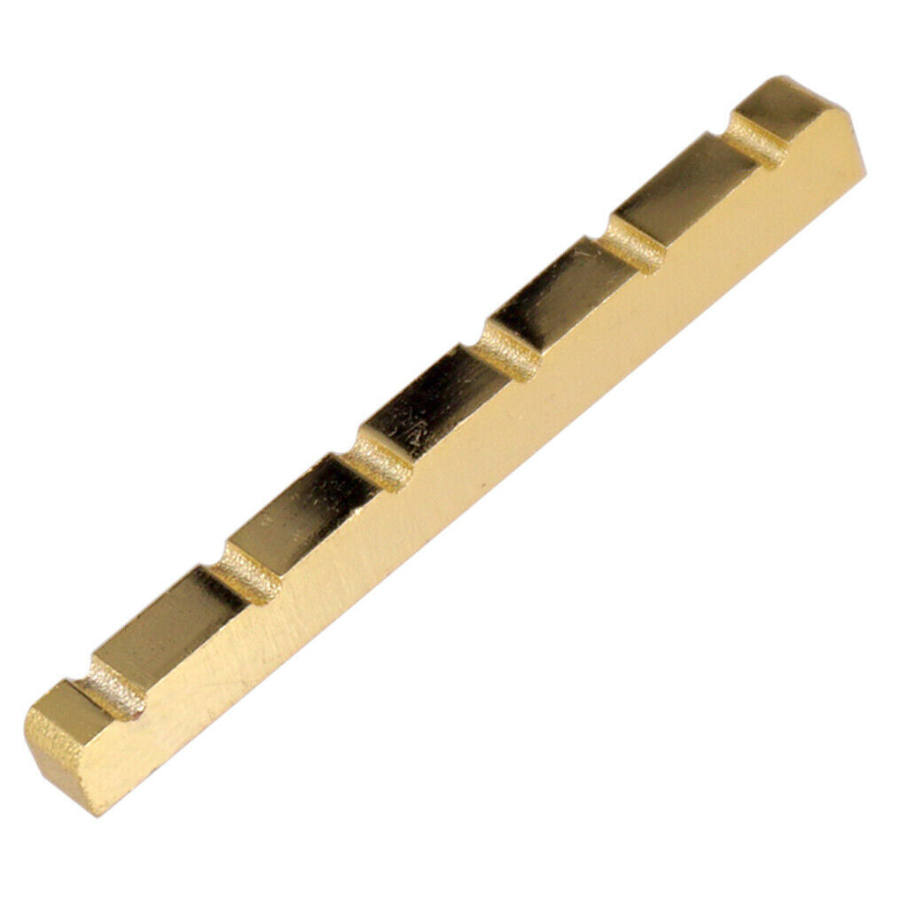 Brass 6 String Guitar Nut Slotted for   ST TL Style Electric Guitar Parts