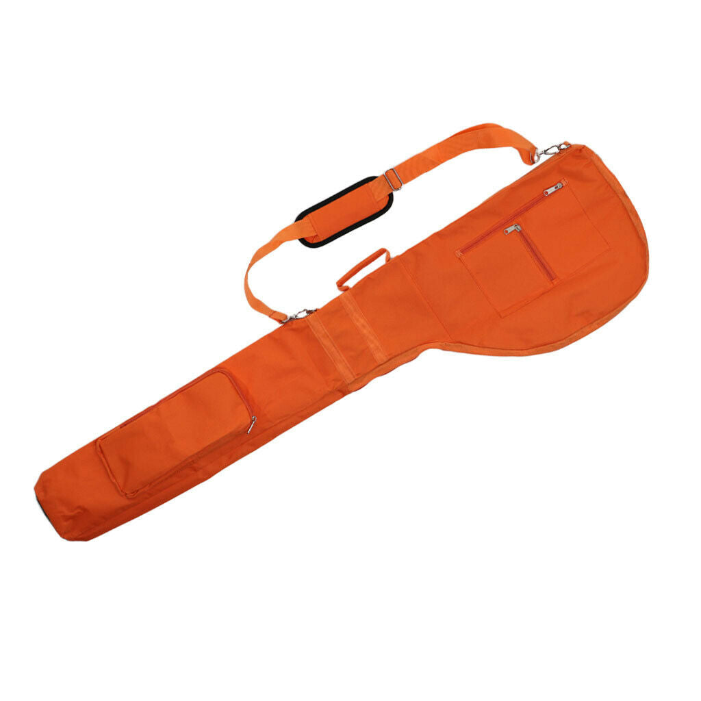 Golf Bag Travel Pouch Golf Club Cover Putter Carry Protector Pocket Orange