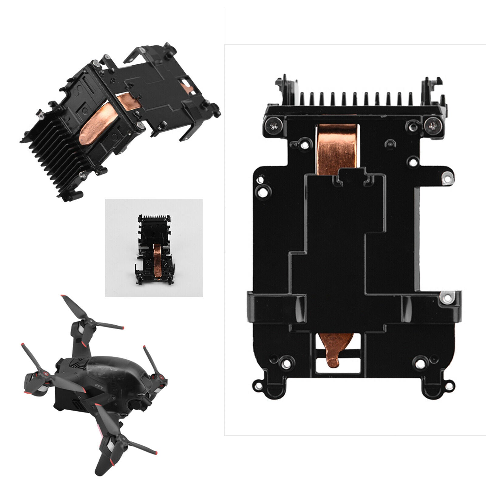 Cooling Component Cooling Board for DJI FPV Combo RC Drone Repairing Parts