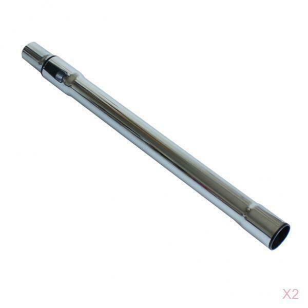 2pcs Vacuum Cleaner Extension Wand Replacement Tube Nozzle Head Universal Fit