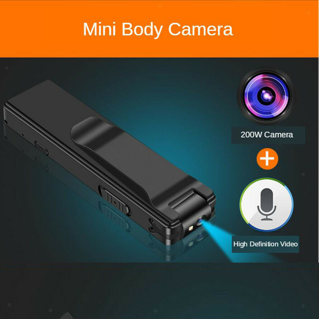 2 Pieces Mini Body Camera Video Recorder Cam DV Bike Tiny Security with Clip