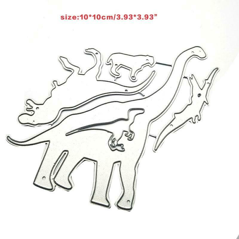 Dinosaur Group Carbon Steel Cutting Dies DIY Scrapbooking Photo Album Embossing