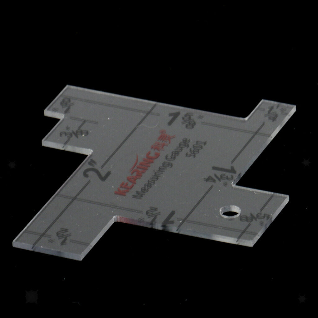 2   inch   Plastic   Seam   Gauge   Sewing   Ruler   Quilting   Measurement