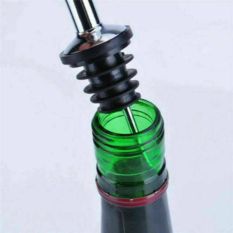 Kitchen Tool - Stainless Steel Wine Olive Oil Spirit Bottle Dispenser Spout Tool
