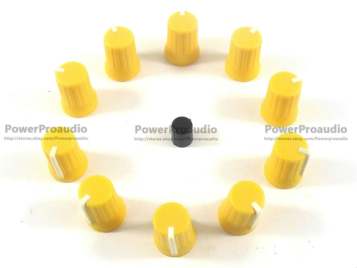 20pcs yellow  Rotary Control Knob For Pioneer XDJ-RX R1 RZ AERO DJM-T1 S9 DIY DJ