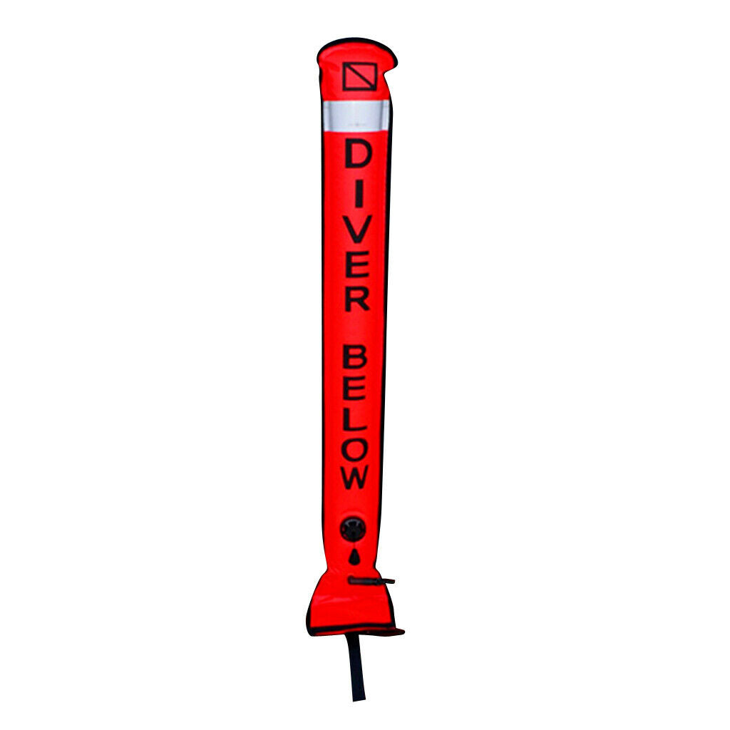 High Visibility Scuba Diving SMB Signal Surface Marker Buoy All Sealed Sausage