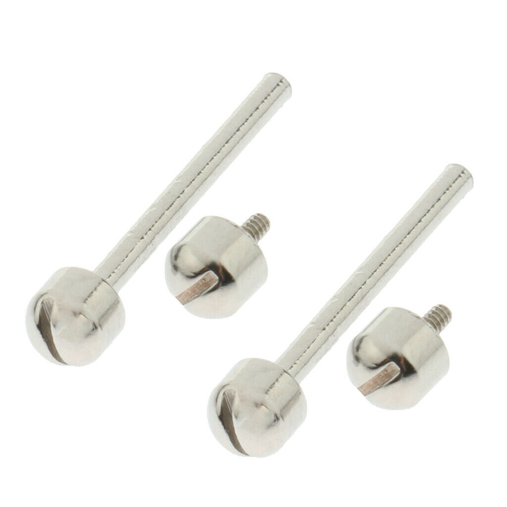 2 Pcs Stainless Steel Bar Screw Tube Replace Watch Repairing Tool 16 mm
