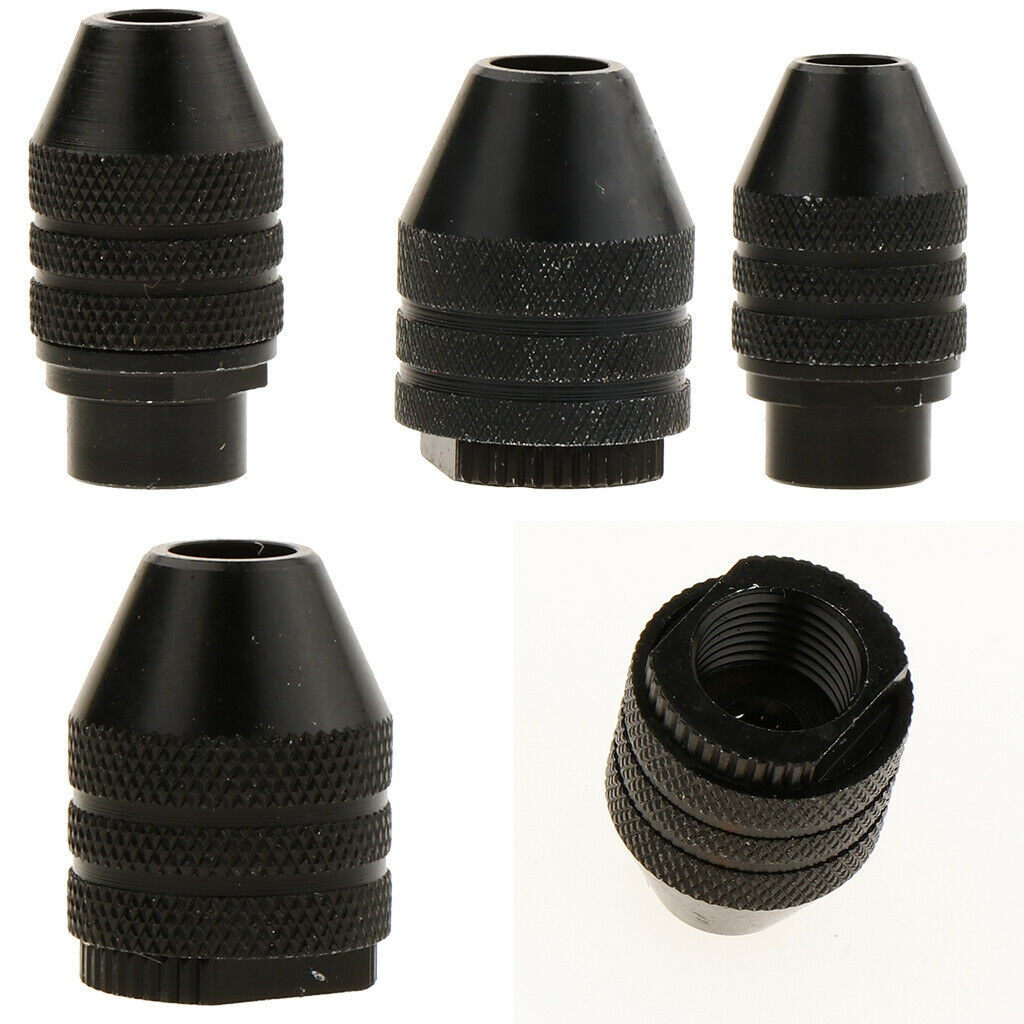 Steel Electric Motor Shaft  Chuck Fixture Clamp 0.3 3.2mm Drill Bit