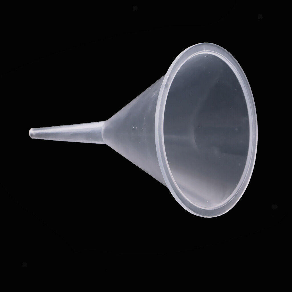 10Pcs Portable Short Stem Mini Urn Funnels 3mm Diamater for Liquid Plastic