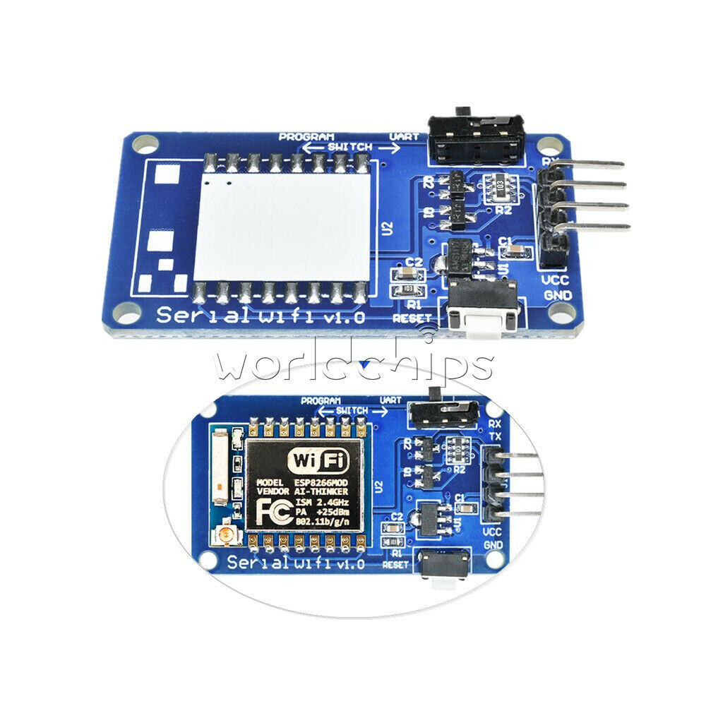 4.5-5V ESP8266 ESP-07 V1.0 Serial Wifi Transceiver Adatper Board For Arduino