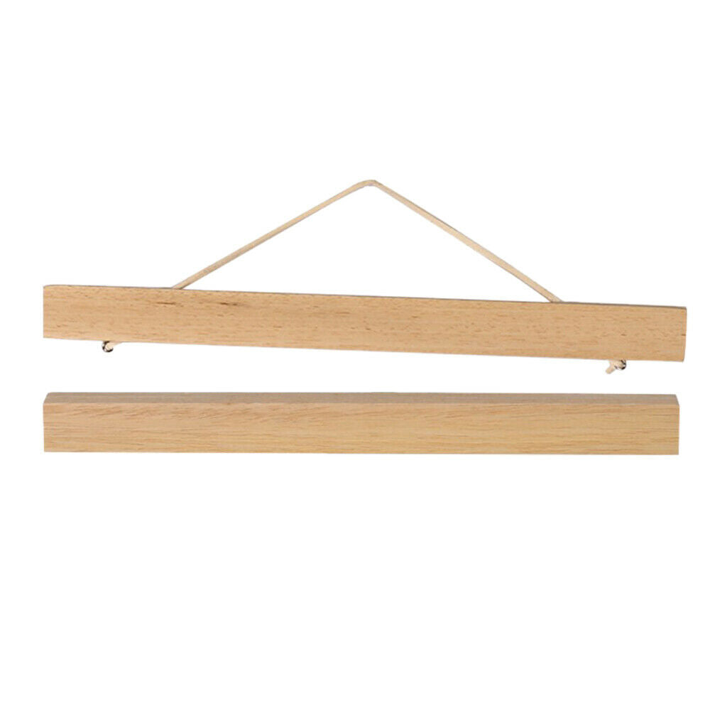 2x 40/50cm Hanging Picture Frames Picture Scroll Hanger Easy to Assembly