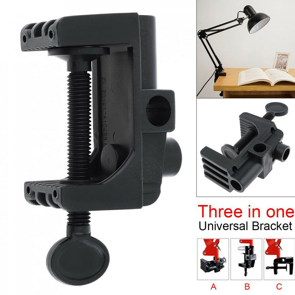 Universal C-Clamp Desk Mounting Clamp Holder Replacement for Magnifier Lamp