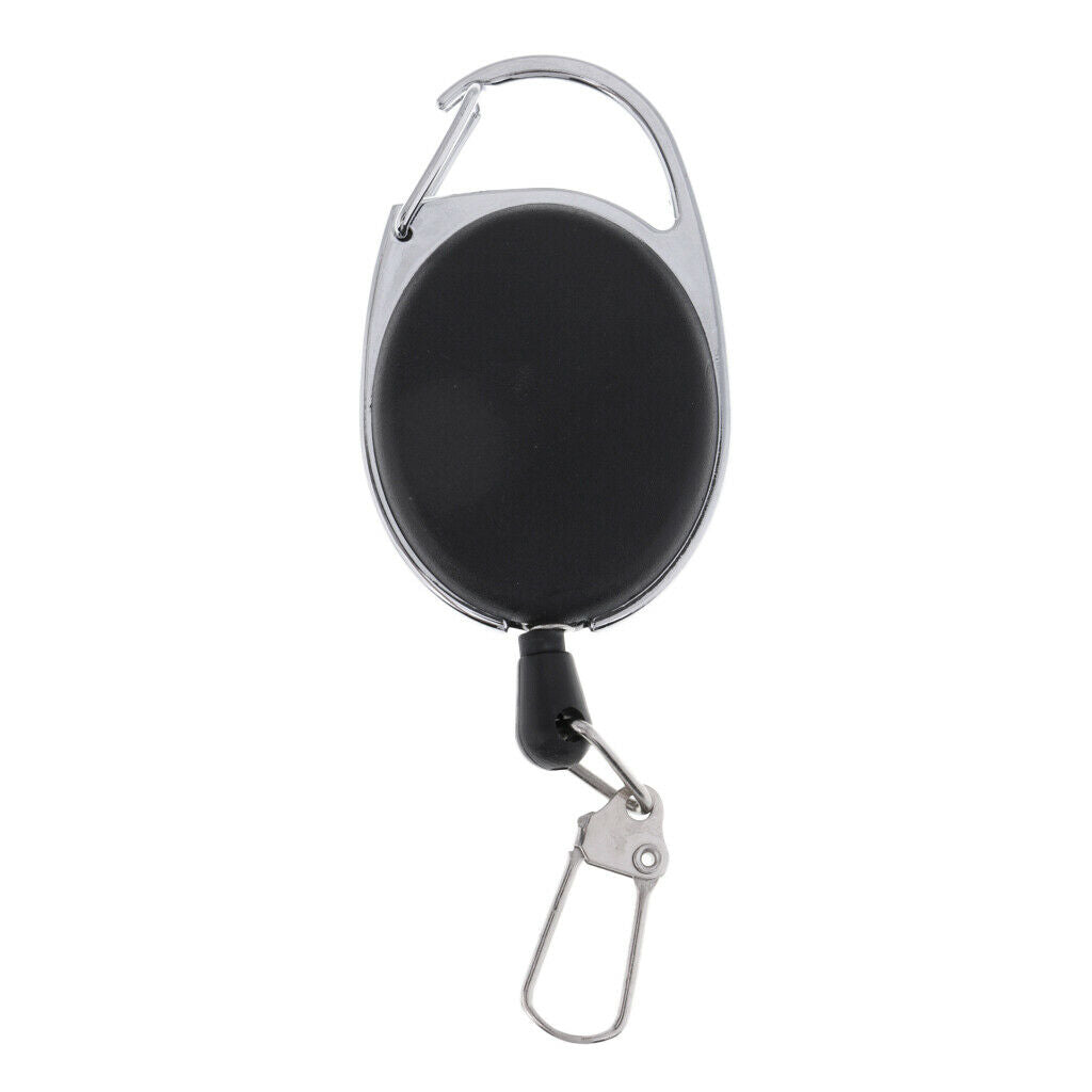 Key Chain Fly Fishing Retractable Clip Keychain Key Ring Pull Reel Key Chain