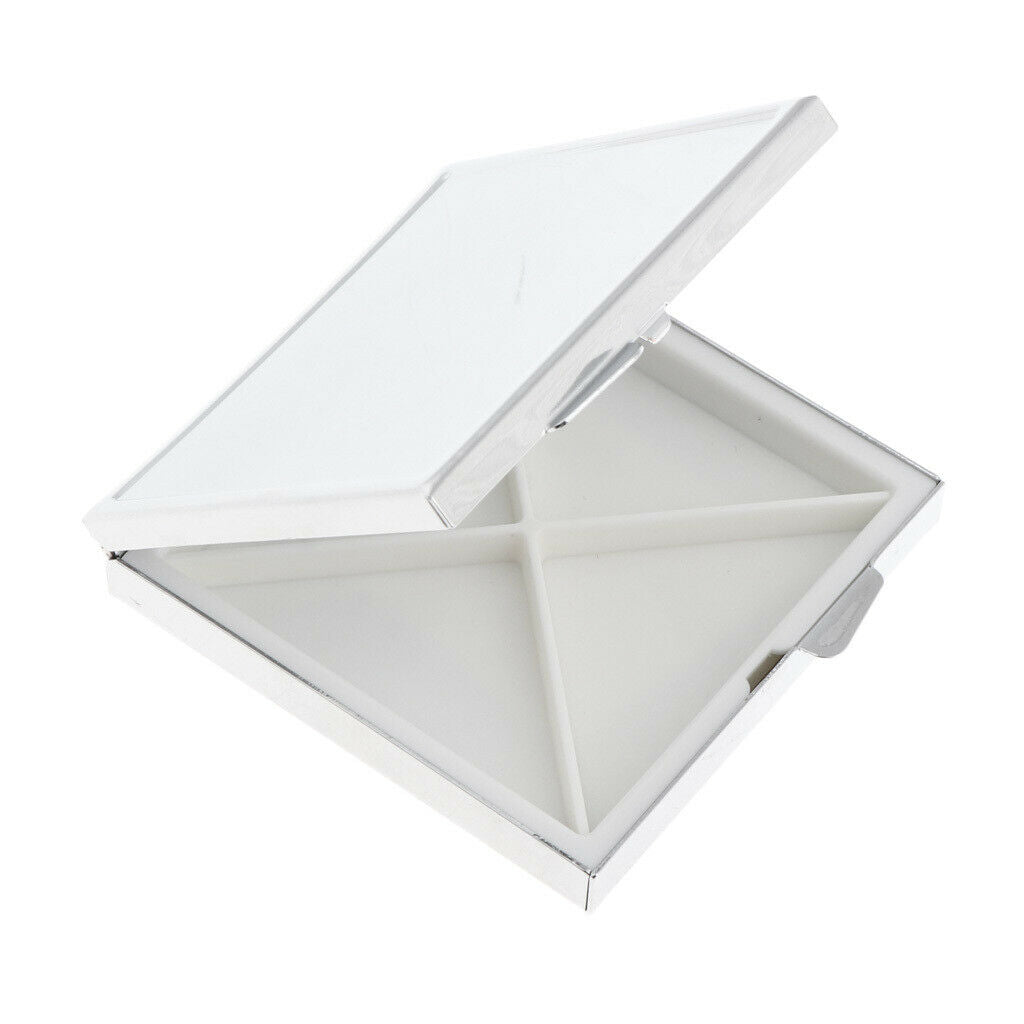 Travel 4 Compartments Dispenser Case Vitamin Storage Container Pill Box Tablet