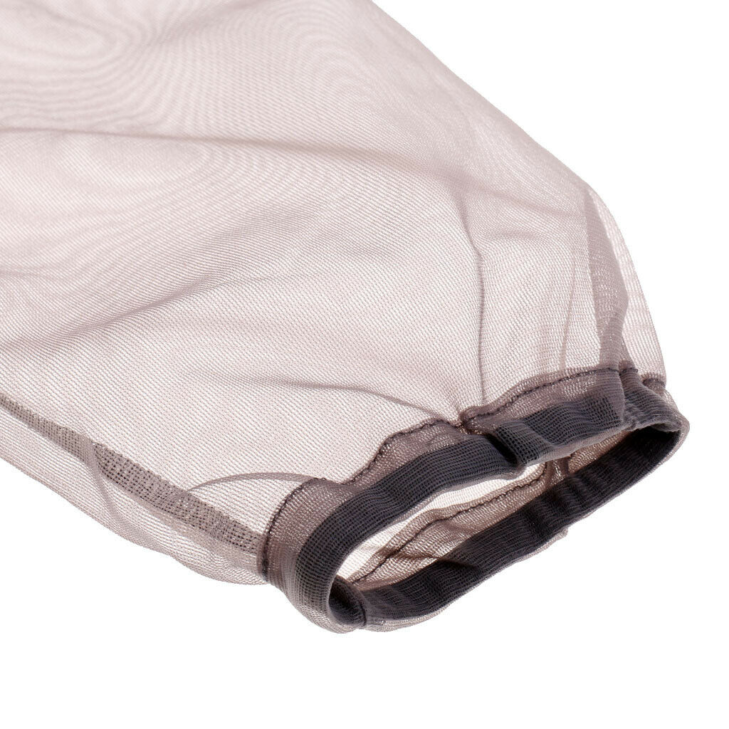 2x Sport Fishing Clothing Anti Mosquito Suit Work Vest for Women Men-Gray L