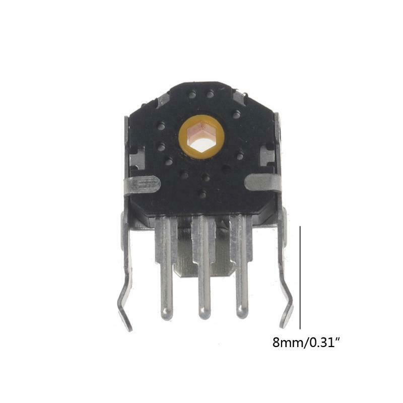 2Pcs TTC 8mm Mouse Encoder Mouse Wheel Decoder Yellow Core 48 Million Lifetime