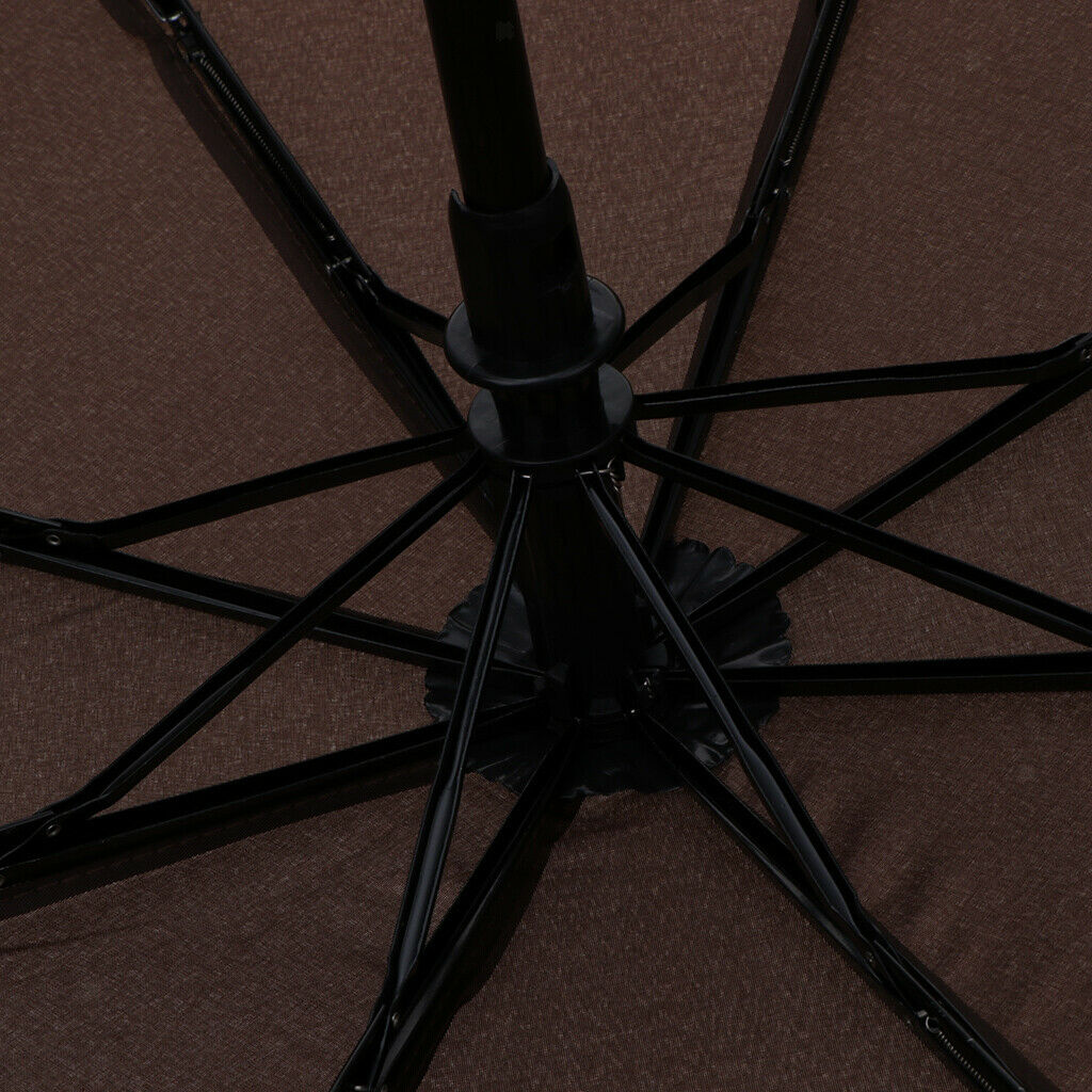 Auto Open&Close 3 Folding Umbrella Travel 8 Rib Foldable Umbrella Parasol