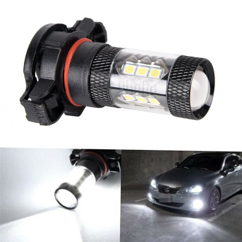2x PSX24W H16 5202 Super White 160W LED 144 SMD Bulb Fog Light Driving Lamp H LQ