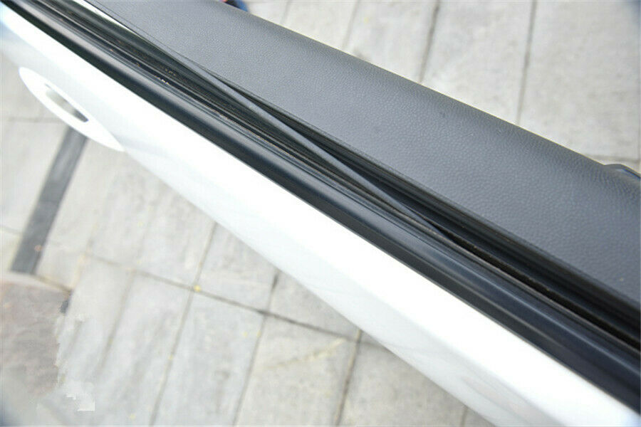 4m V Type Rubber Seal Strips Car Window Glass Door Panel Sound Noise Insulation