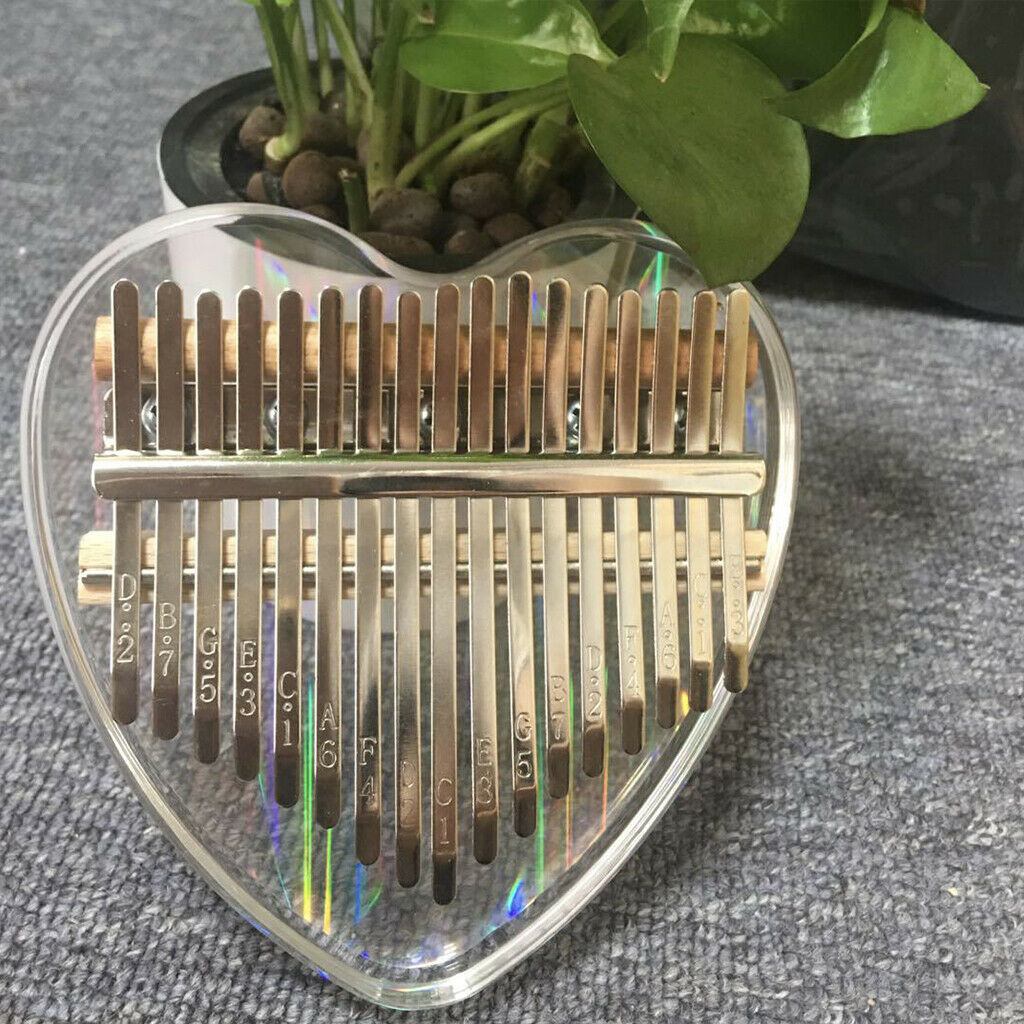 Portable Small Metal Key Kalimba 17 Key Finger Thumb Piano Mbira Tuning Hammer