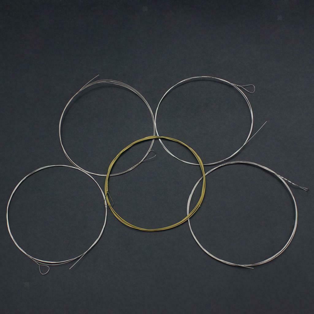 5pcs Banjo String Stainless Steel Bronze Replacement 5-String Strings BJ12