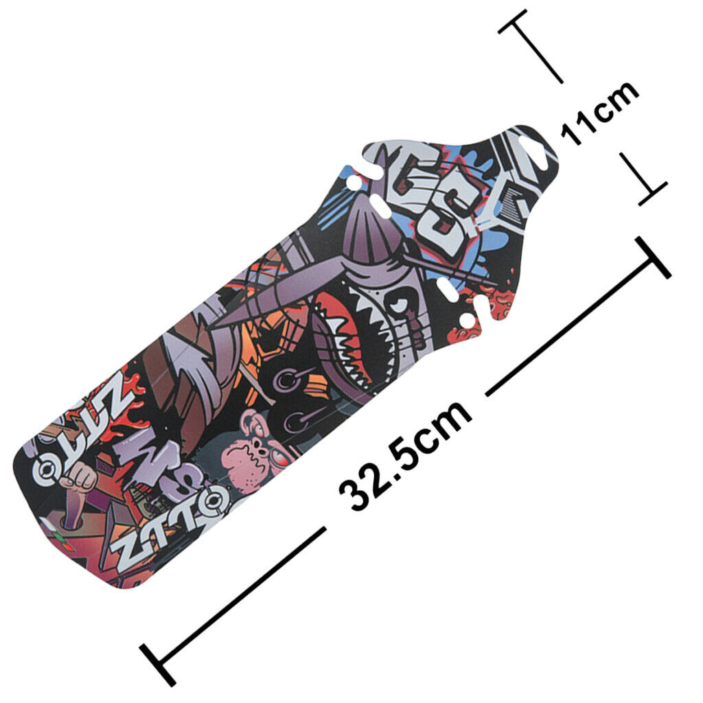 Cycling Mountain Bike  Front Back Mudguard Spirtzschutz 11 X 32.5 Cm