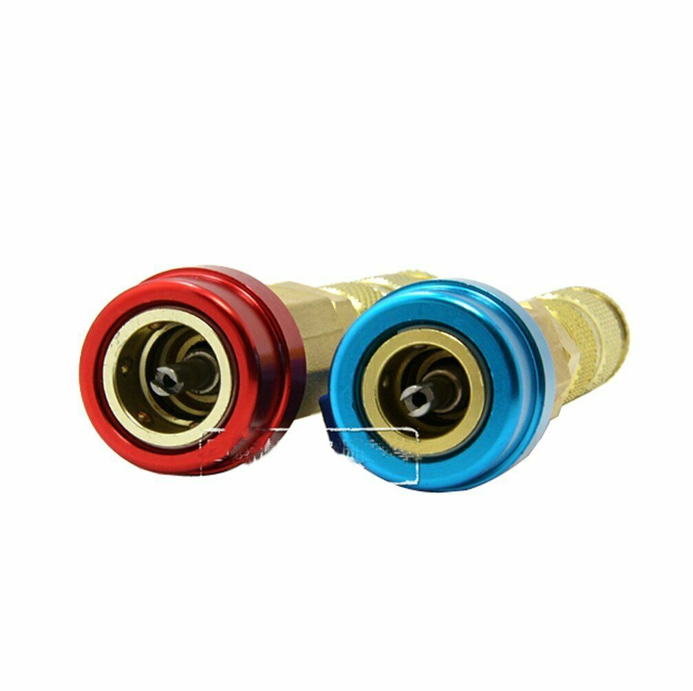 2pc Car R134a A/C Air Conditioning 1/4" SAE Valve Core Needle Quick Replace Tool