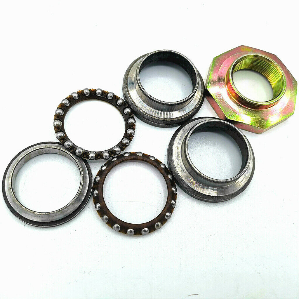 6Pcs Motorcycle Steering Bearing Kit For PW50 1981-2013 Replacement Parts