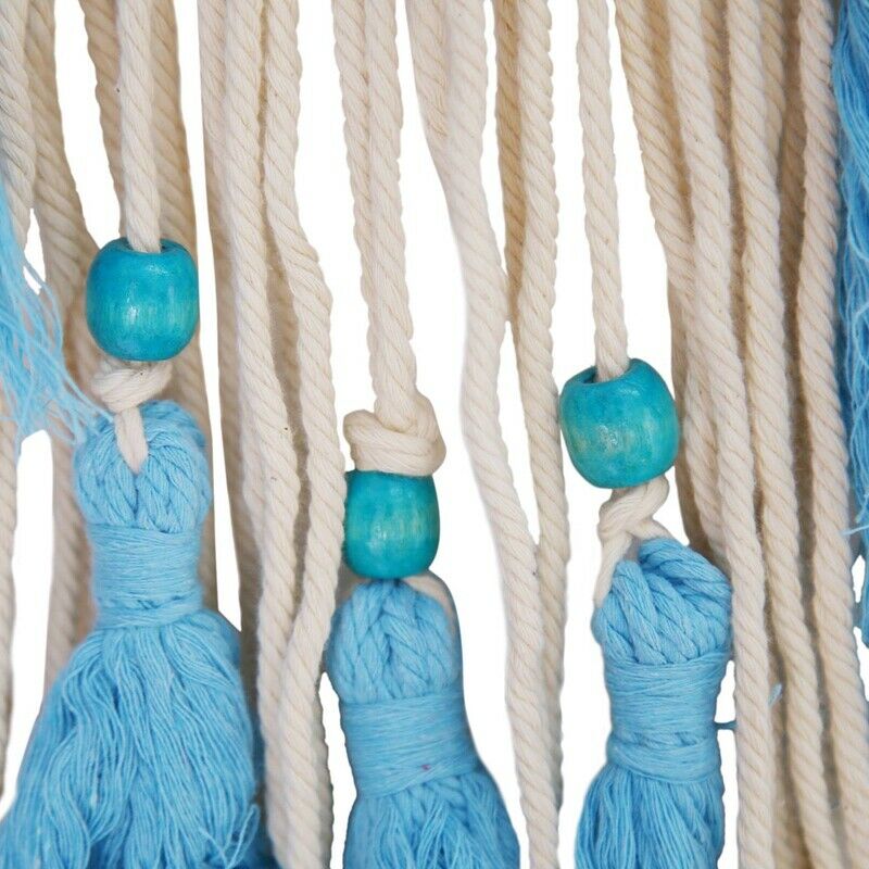 Hand Kted Macrame Wall Art Handmade Cotton Bohemian Wall Hanging Tapestry WithI2
