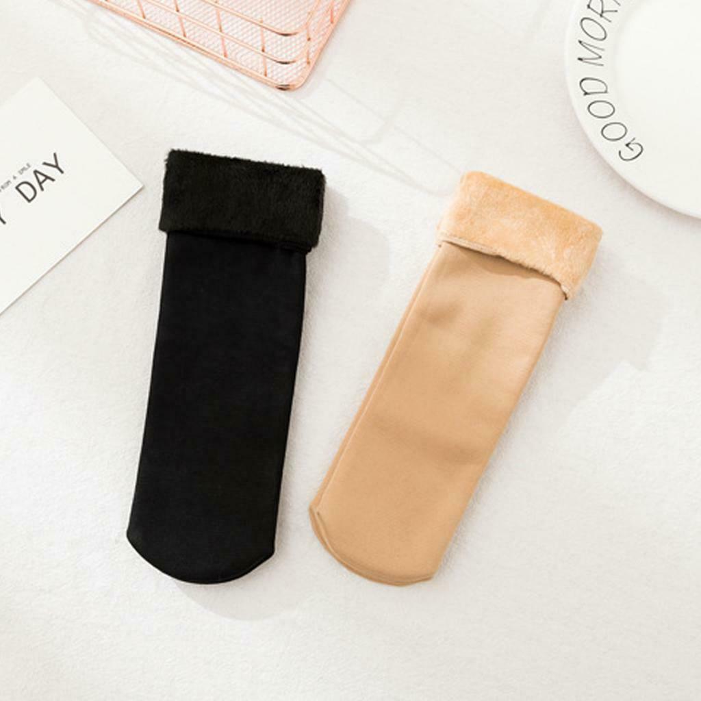 2Pairs Womens Soft Plush Warm Ankle Socks Causal Floor Cozy Socks Hosiery