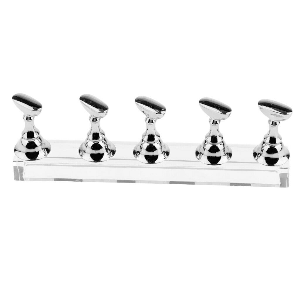 Top False Tips Display Stand Training Practice Holder Nail Art Accessories