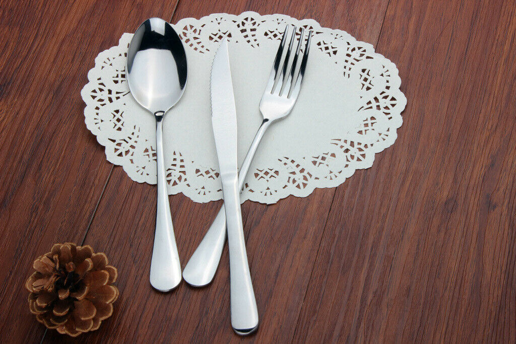 Magideal Long Handle Stainless Steel Soup Dining Spoon for Kitchen Tableware