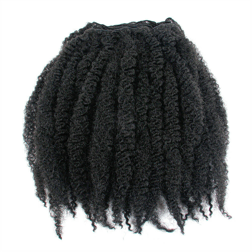 14" Afro Kinky Curly Hair Weaves Synthetic Marley Twist Weaving Hair Enxteions