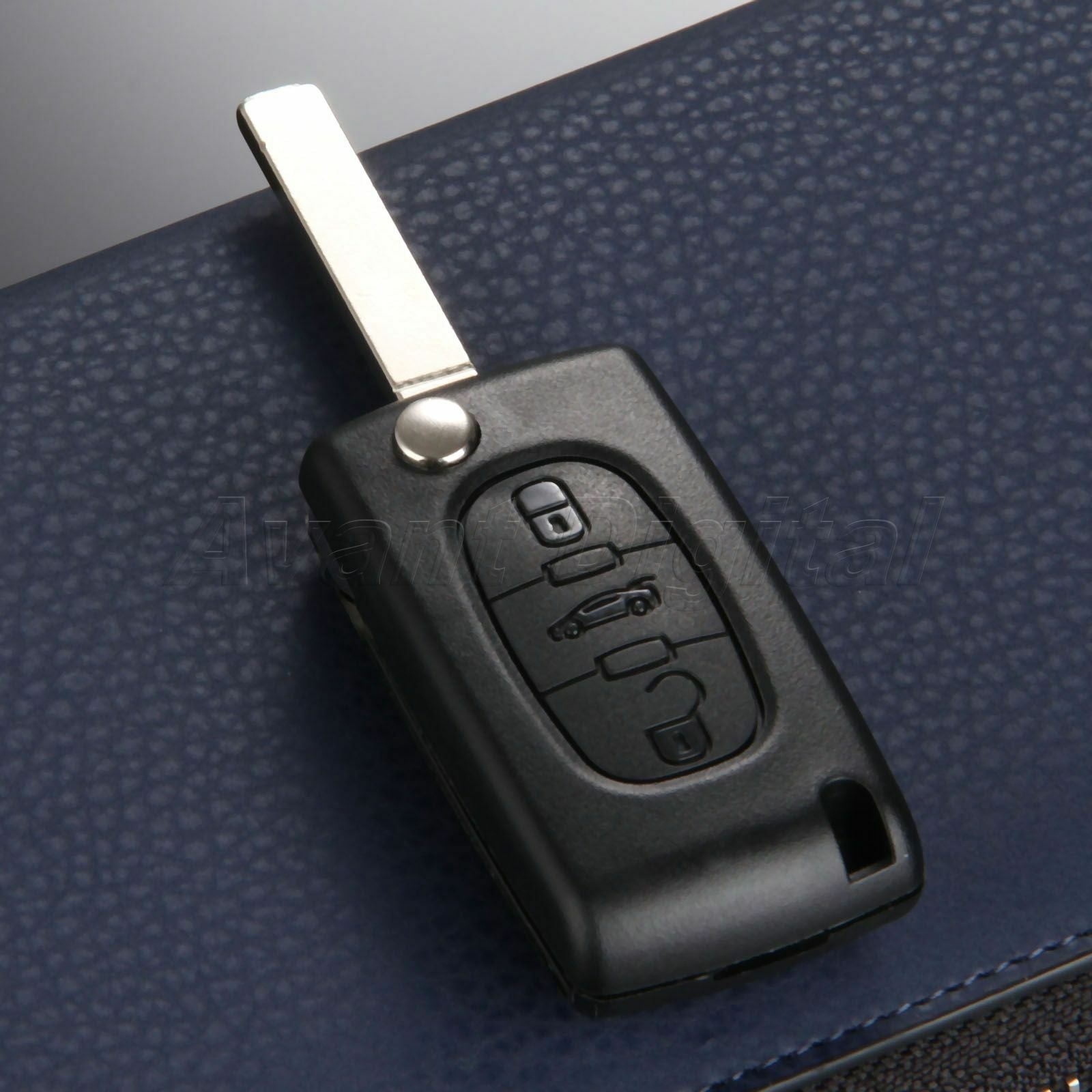 High Quality Remote 3 Buttons Key Fob Case Shell for Peugeot 207 307 407 308 607