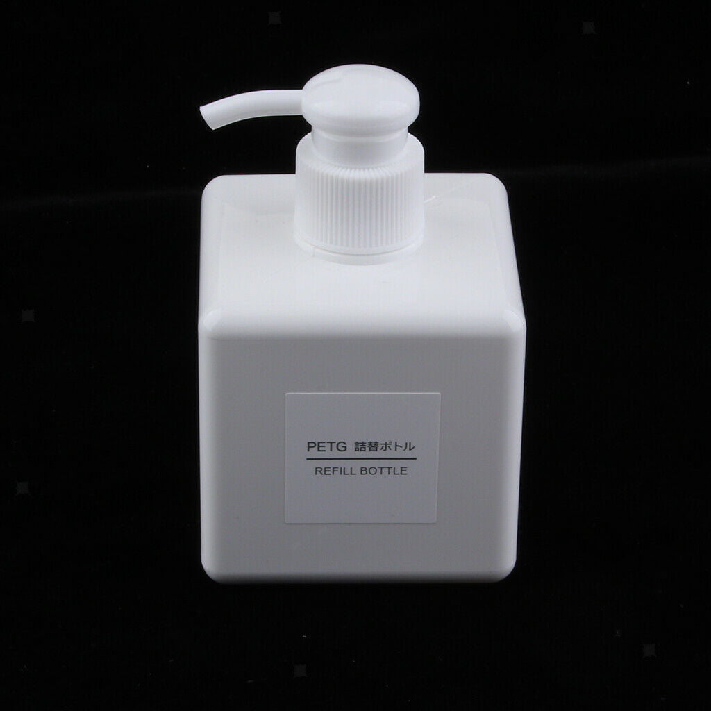 2pcs 250ml Foaming Soap Dispenser Cosmetic Containers Bottles Brown/White
