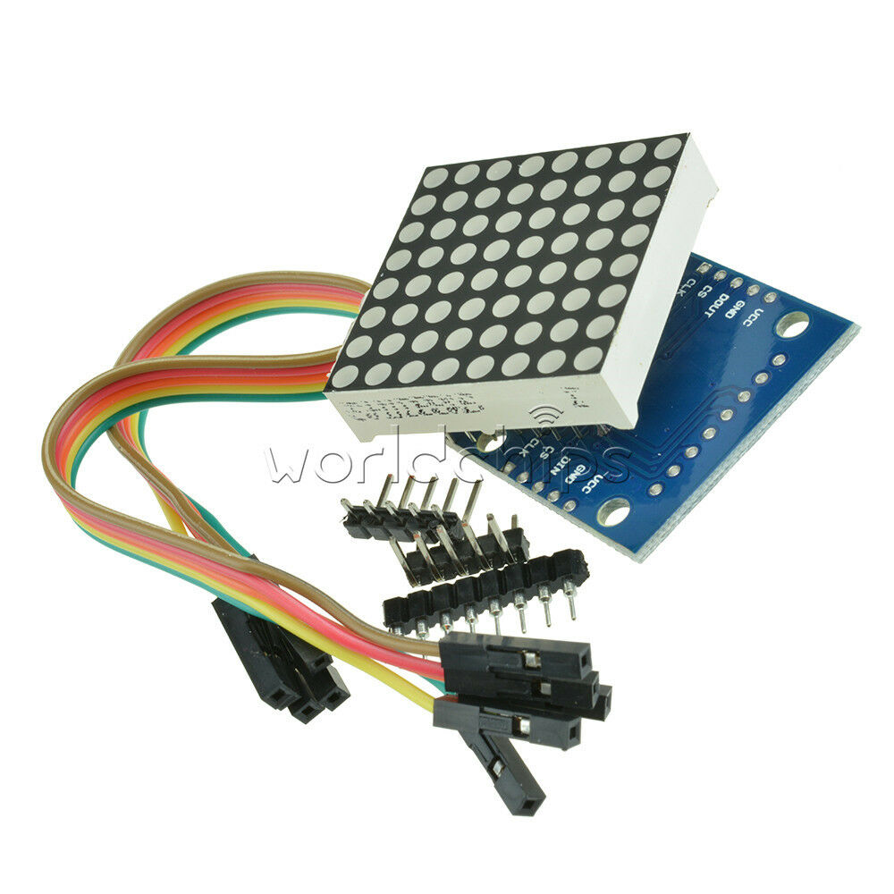 10pcs MAX7219 MAX7219EWG Dot matrix module MCU control Display module DIY kit