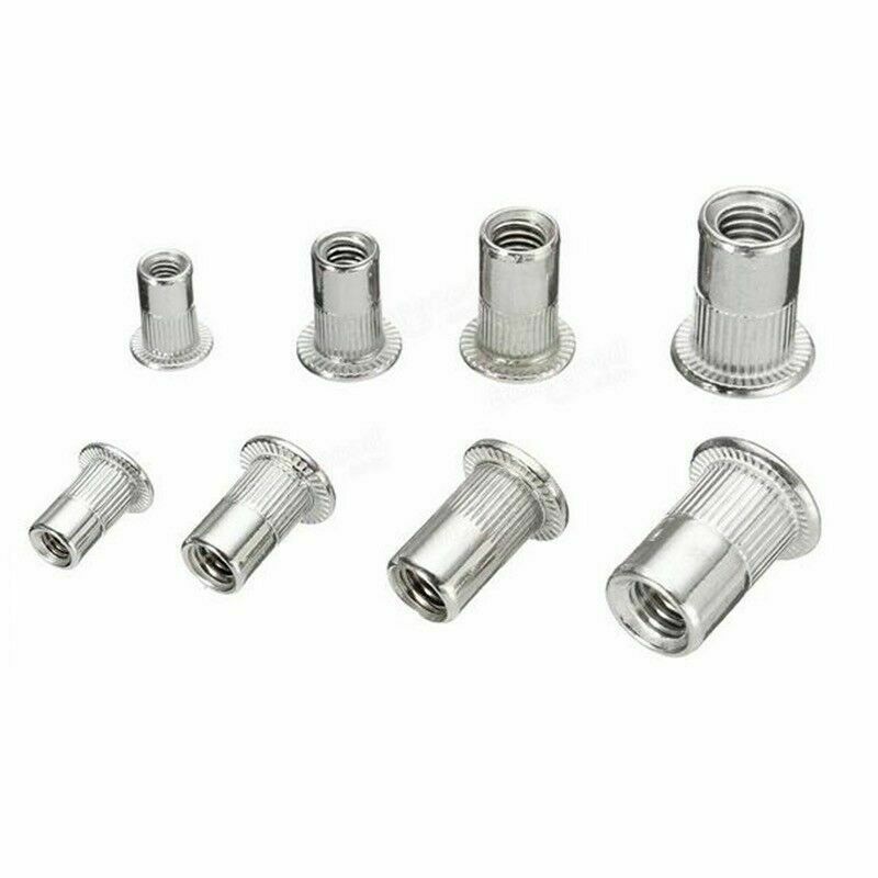 200Pcs M3/m4/m5/m6 Combination Stainless Steel Blind Thread Flat Rivet Nuts